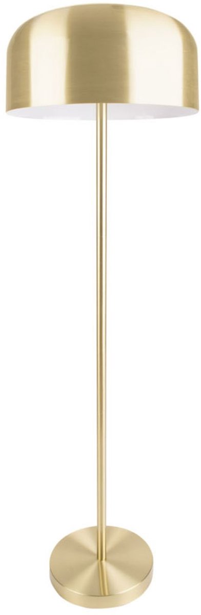 Leitmotiv Vloerlamp Capa - Metaal Mat Geborsteld goud - Ø42x150cm - Modern - Staande lampen voor Woonkamer - Slaapkamer thumbnail 4