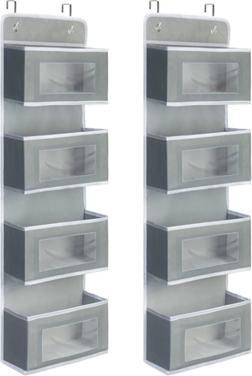 Muxitrabe Sac Rangement Suspendu Organisateur Sur Porte 4 Transparent
