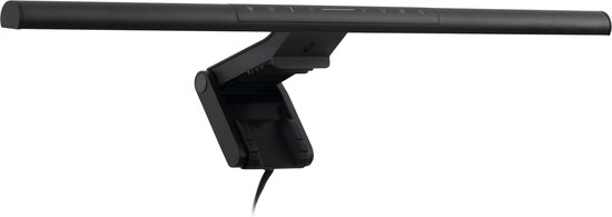 Lampe de moniteur LED BenQ Screenbar Pro - Intensité variable - Convient pour moniteur incurvé - Lampe à pince avec couleur réglable - USB-C - 50 cm - Zwart