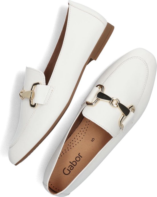 Gabor 211 Loafers - Instappers - Dames - Wit - Maat 35