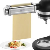 Handmatige pastamachine roestvrij staal verse handmatige pastamachine instelbare Italiaanse platte deegmachine voor spaghetti lasagne tagliatelle - VEVOR pasta roller