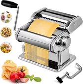 Bol.com Pasta Roller Noodle Maker Machine met 9 instelbare dikteinstellingen - ideaal voor spaghetti fettuccini lasagne en knoed... aanbieding