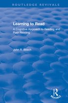 Routledge Revivals- Learning to Read