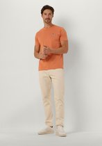 Paul Smith Mens Slim Fit Ss Tshirt Zebra Badge Polo's & T-shirts Heren - Polo shirt - Oranje - Maat L