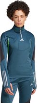 adidas Performance Tiro 23 Competition Winterized Hoodie - Dames - Turquoise- XL
