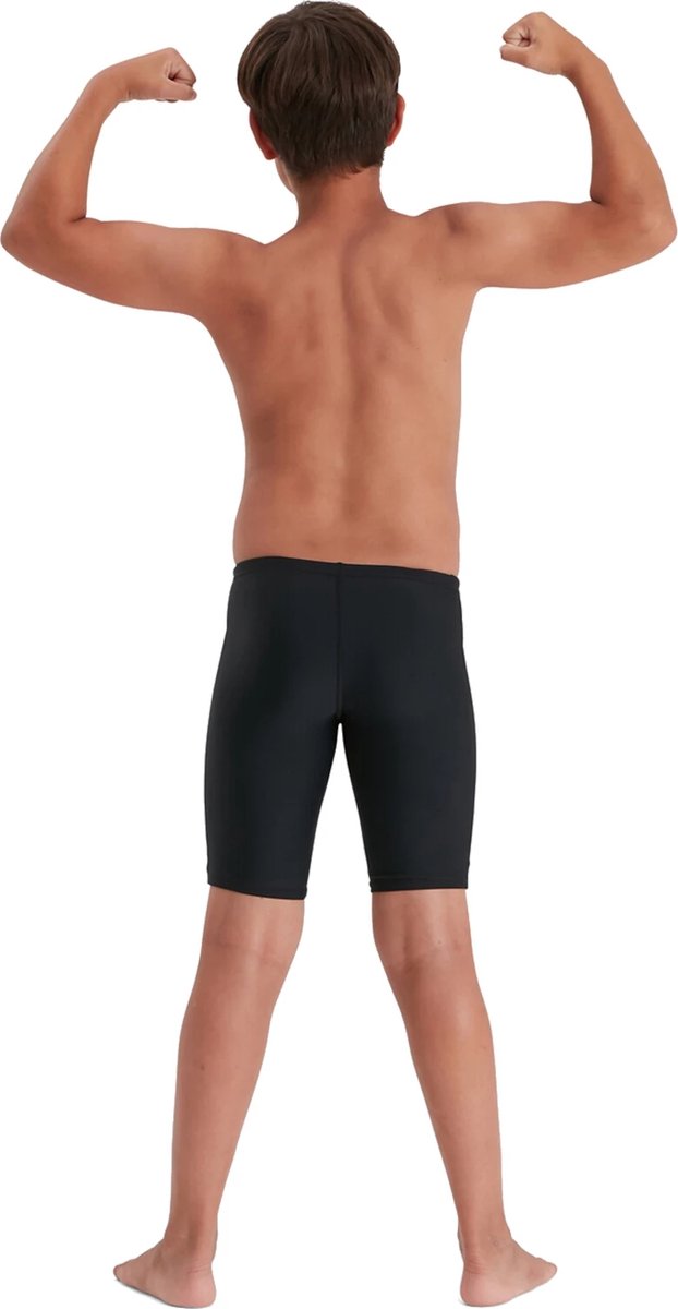 Speedo Medley Logo Jammer Zwart/Grijs Jongens Sportzwembroek — afbeelding 8