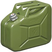 Jerrycan Proplus en acier avec bouchon à vis 10 litres vert