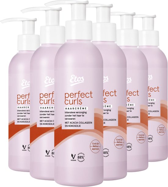 Etos Haarcrème - perfecte krul - Vegan - 6 x 200ML