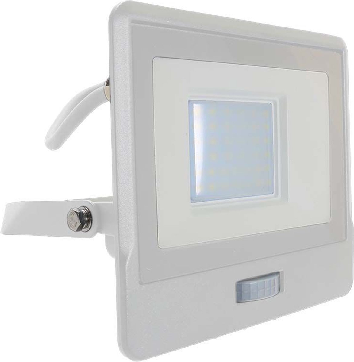 V tac VT 138S 1 LED Schijnwerper Met Sensor 30 W 2340 Lm 3000K v-tac-vt-138s-1-led-schijnwerper-met-sensor-30-w-2340-lm-3000k