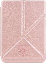 Hoesje Geschikt voor Kobo Clara 2E Origami Sleepcover - Book Case Hoes Cover - Roze Goud