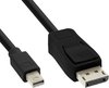 Mini DisplayPort - DisplayPort kabel - versie 1.2 (4K 60 Hz) / zwart - 1 meter