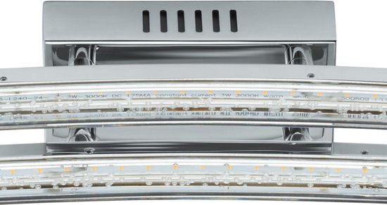 EGLO Pertini - Applique - 2 lumières - Chrome - Transparent