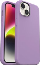 Hoesje Geschikt voor iPhone 14 Plus - zacht siliconen - Liquid Backcover - Lila