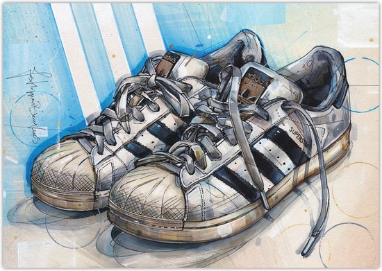 Adidas Superstar Poster A3 42 x 29 7 cm bol
