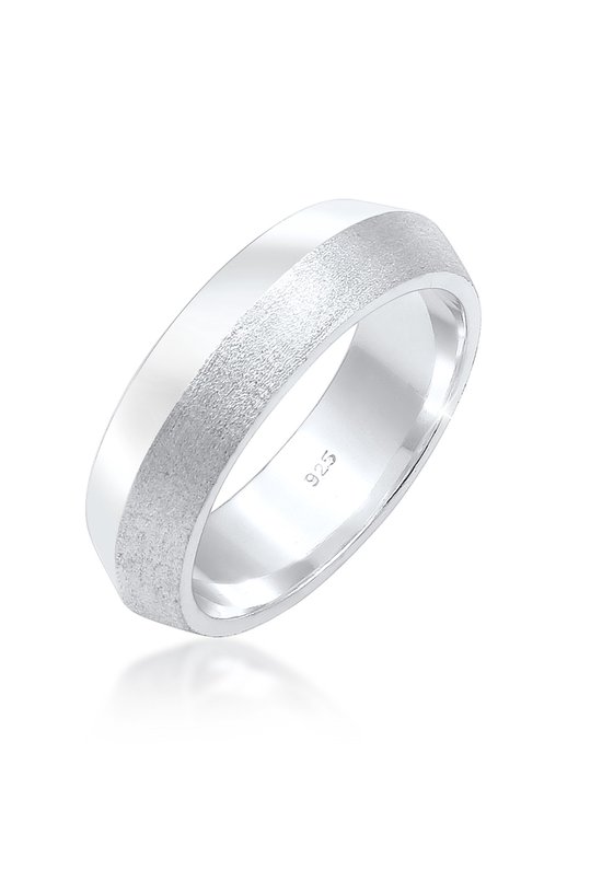 Elli PREMIUM Dames Ring Elli PREMIUM Ring Dames Bruilloft Paar Elegant Eenvoudig in 925 sterling zilver