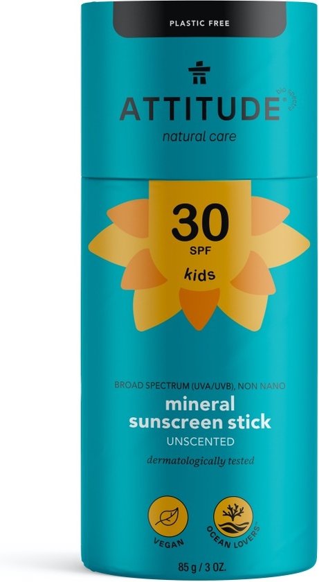 Attitude - Zonnebrand SPF 30 Plastic Free