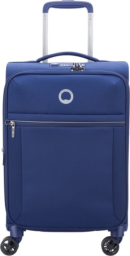 Delsey Brochant 2.0 Cabin Trolley 55/35 Expandable 4W blue