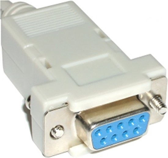 BeMatik Mini Adattatore Seriale DB9 Maschio-maschio, Compatto E Metallico. Per Collegamenti Informatici. - 3