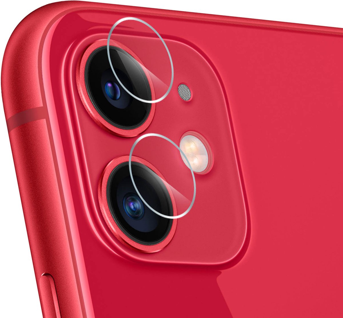 2xGehard Glas Camera Geschikt voor Apple iPhone 11 9H – Transparent