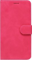 LC.IMEEKE Kunstleren Book Case Portemonnee Pasjes Hoesje Geschikt voor Xiaomi Redmi Note 11 Pro - Roze
