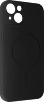 Coque Magsafe Convient pour Apple iPhone 13 Intérieur en Siliconen Soft-touch Mag Cover noir