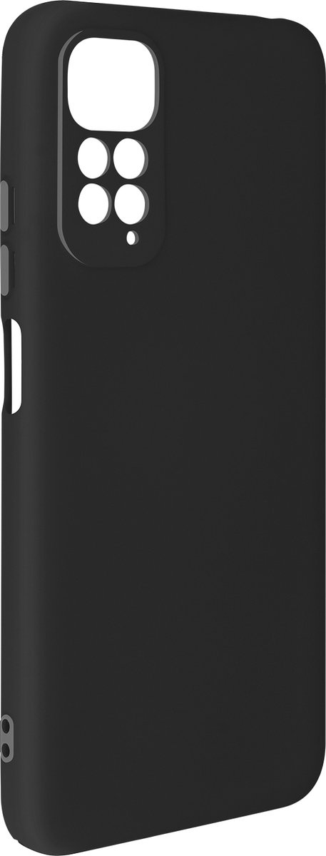 Avizar Soft-Touch Hoesje voor Redmi Note 11 / Note 11s van Siliconen Antislip, Zwart