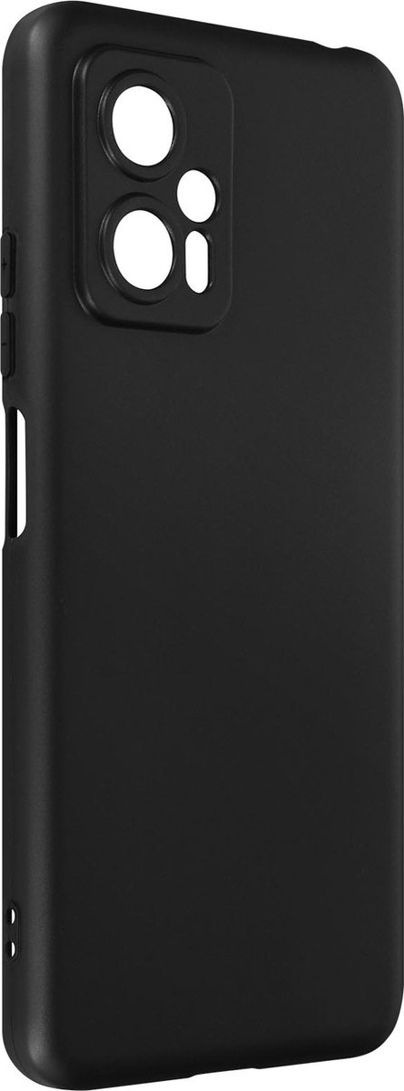 Geschikt voor Xiaomi Poco X4 GT Case Sterk Soepel en Flexibel Siliconegel Zwart