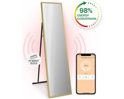 Klarstein La Palma Smart 900 2-In-1 Infraroodverwarming & Convectiekachel - Convector Infraroodverwarmer - App control - 40 X 160 cm (Bxh) - 900 W - Thermostaat - Afstandsbediening - Weektimer - Ip24 - Wandmontage Of Staand - Anti-Condens Coating