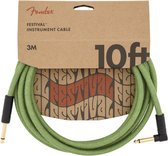 Fender Festival Instrument Cable [S/A] 3m (Green) - Gitaarkabel
