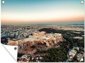 Tuinposter - Tuindoek - Tuinposters buiten - De Akropolis in Athene - 120x90 cm - Tuin