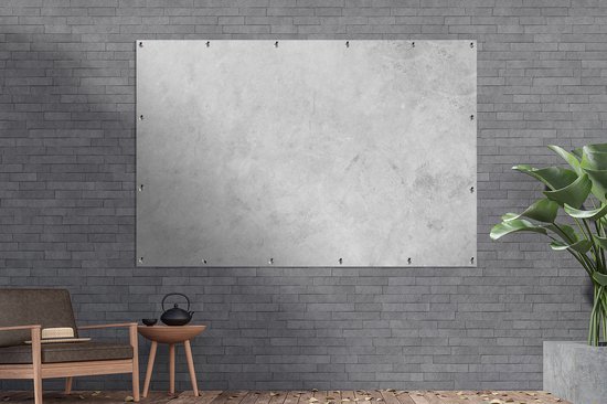 Muurdecoratie Marmer - Textuur - Grijs - Marmerlook - 180x120 cm - Tuinposter - Tuindoek - Buitenposter