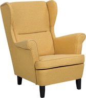 ABSON - Fauteuil - Geel - Polyester