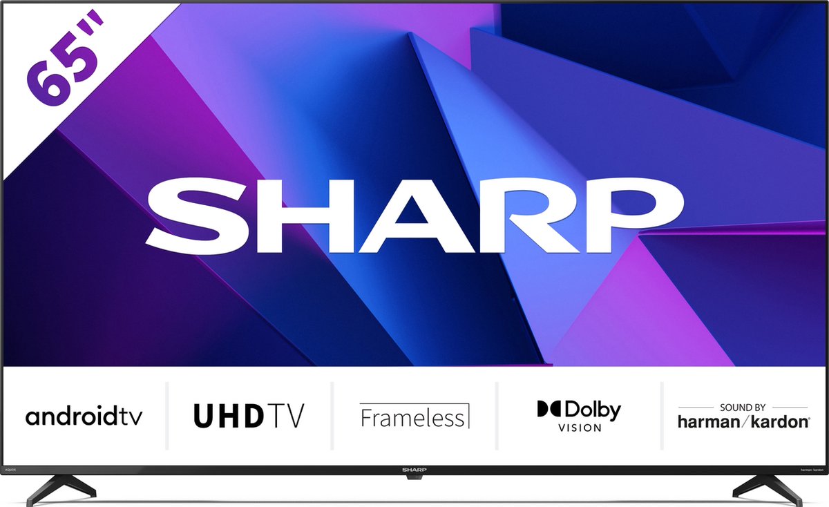 Sharp Aquos 65FN2EA - 65 pouces - 4K Ultra- HD - Smart TV Android