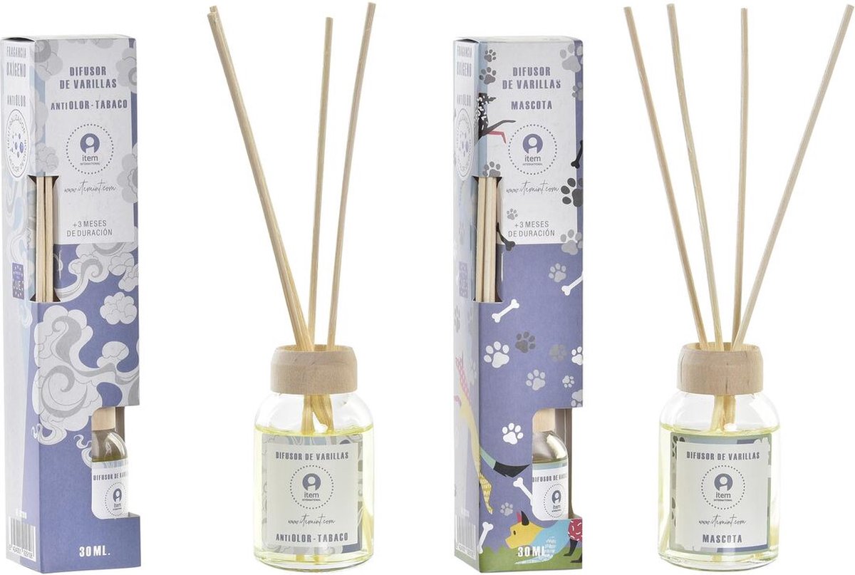 Parfum Sticks DKD Home Decor Kristal (30 ml) (2 Stuks)