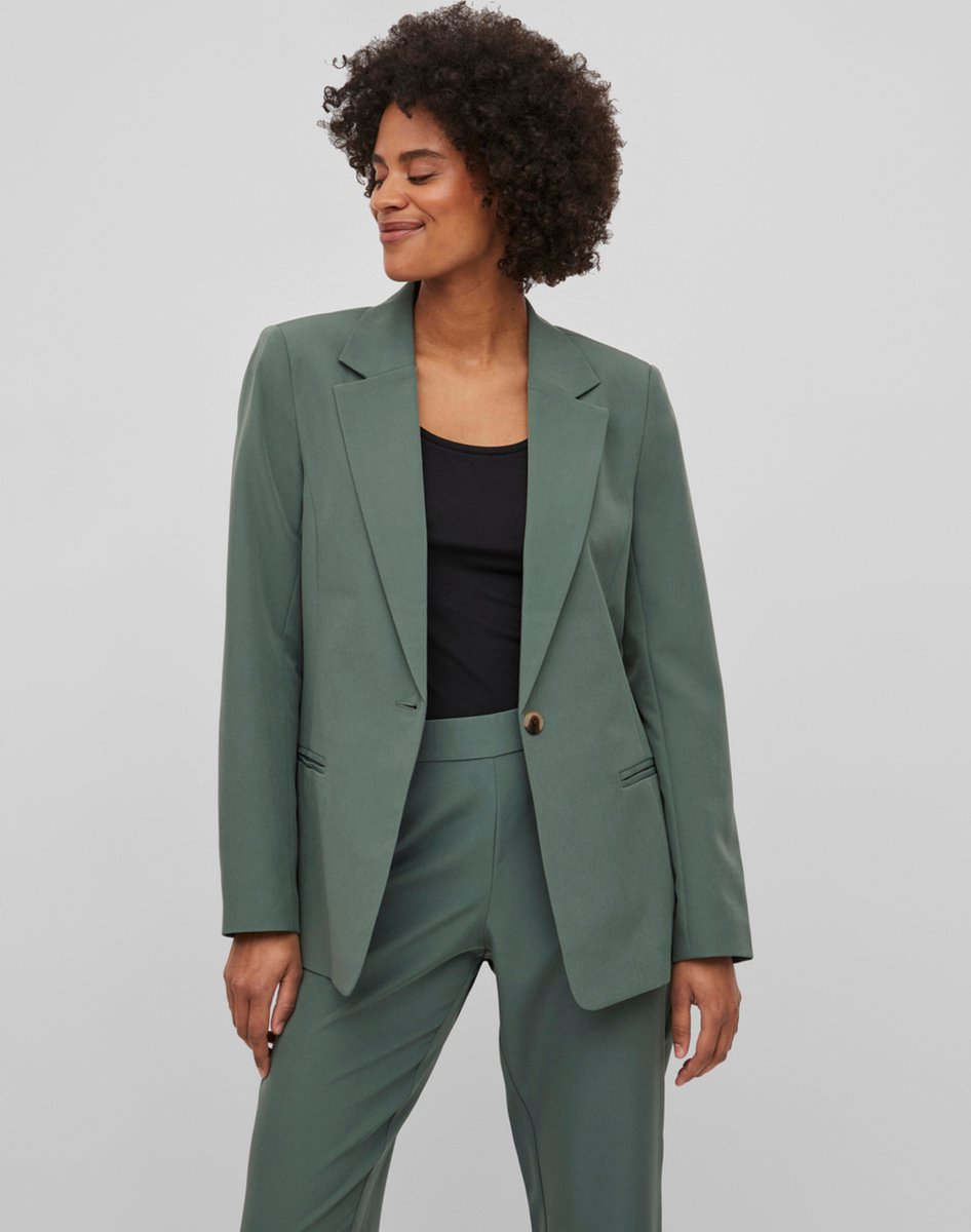 Vila Blazer Vilowny Straight Blazer - Noos 14079590 Duck Green Dames Maat - 38