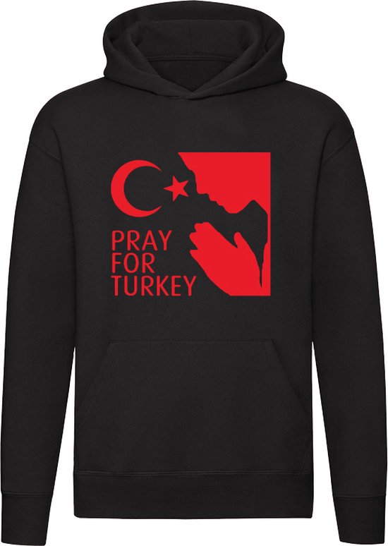 Pray for Turkey Hoodie | Turkije | Aardbeving | Gaziantep | Hatay | Syrie | Trui