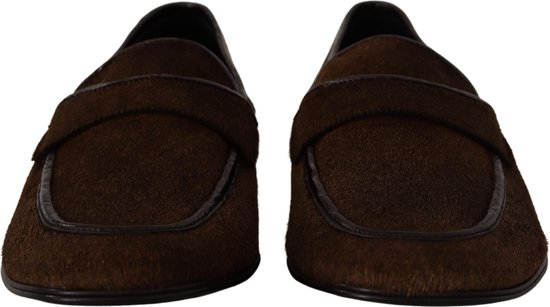 Dolce & Gabbana - Shoes Dress Loafers Brown Leather Slip Shoes