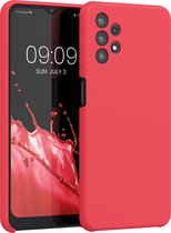 kwmobile coque pour Samsung Galaxy A32 5G - Coque avec revêtement en silicone - Coque pour smartphone en superbe rose