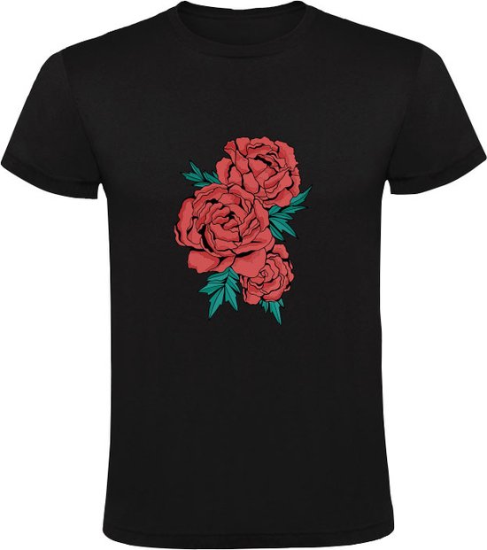 T shirt met roos heren hotsell