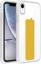 Cadorabo Hoesje geschikt voor Apple iPhone XR in GEEL - Beschermhoes gemaakt van flexibel TPU silicone Cover Case met houder en standfunctie
