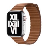 Apple Leather Loop L voor de Apple Watch Series 1 / 2 / 3 / 4 / 5 / 6 / 7 / 8 / 9 / SE / Ultra (2) - 42 / 44 / 45 / 49 mm - Saddle Brown