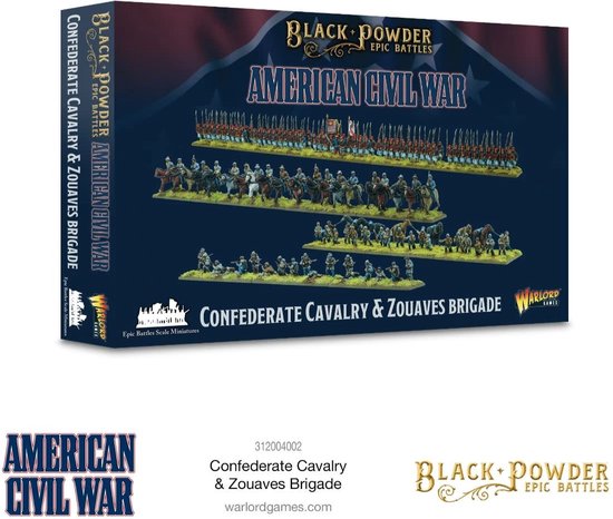 Afbeelding van het spel Epic Battles: ACW Confederate Cavalry & Zouaves Brigade