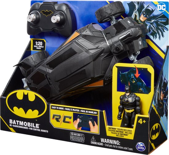 DC Comics , Batman Batmobile radiocommandée, Facile à piloter, Compatible  avec les