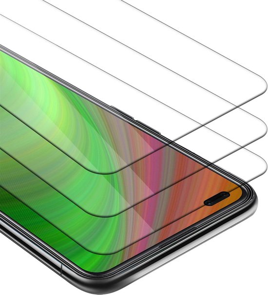 Cadorabo 3x Pellicola In Vetro Temperato Per Oppo Reno4 | Trasparente, Durezza 9H, Anti Graffio, Compatibile 3D Touch - 4