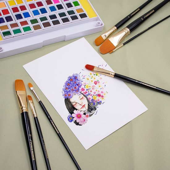 Verf Kwasten verfroller Acrylverven aint brush roll paint stuff Verf Borstels... bol