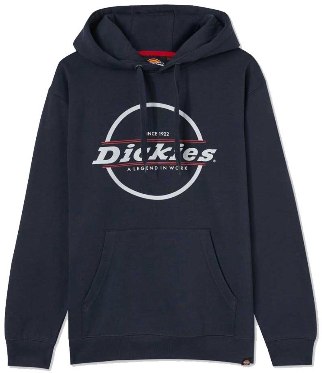 Dickies Towson Graphic Hoodie Sweatshirt Heren Marineblauw