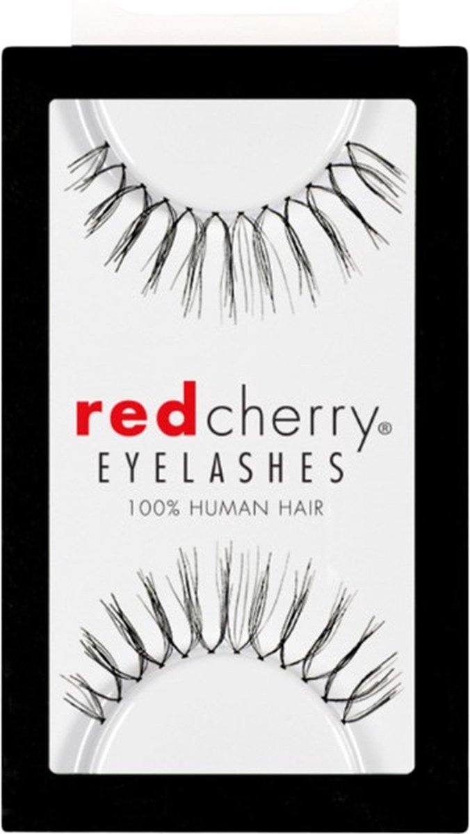 Red Cherry Eyelashes #83 - Nepwimpers - Menselijk Haar - Juno