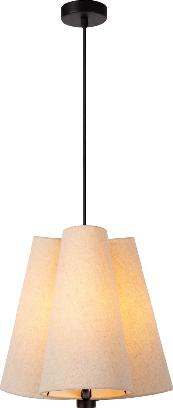 Lucide GREGORY Hanglamp - Ø 34,3 cm - 3xE27 - Beige