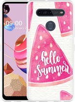 LG K51S Hoesje Summer Melon - Designed by Cazy