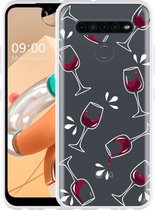 LG K41S Hoesje Wine not? - Designed by Cazy